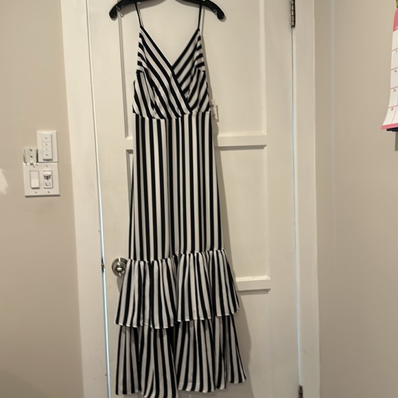 Banana Republic Striped Tiered Maxi Dress - Picture 3 of 5